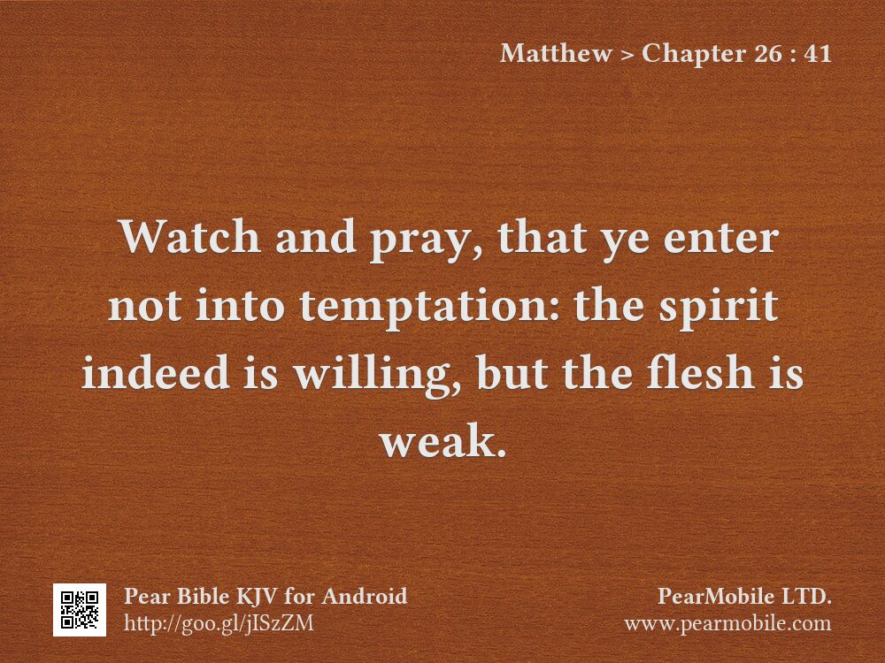 Matthew, Chapter 26:41